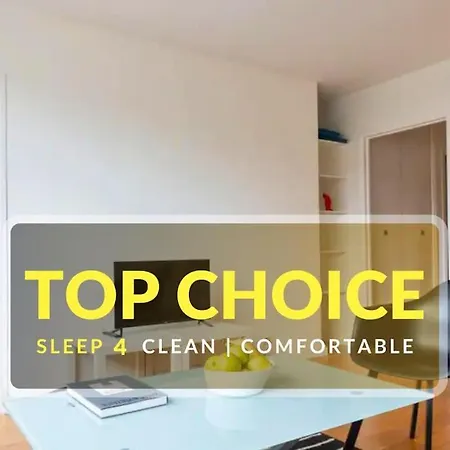 Calm 1br Galeries Lafayette Appartamento